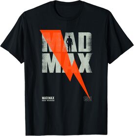 WB100 Mad Max The Road Warrior 1981 Vintage Lightning Poster T-Shirt